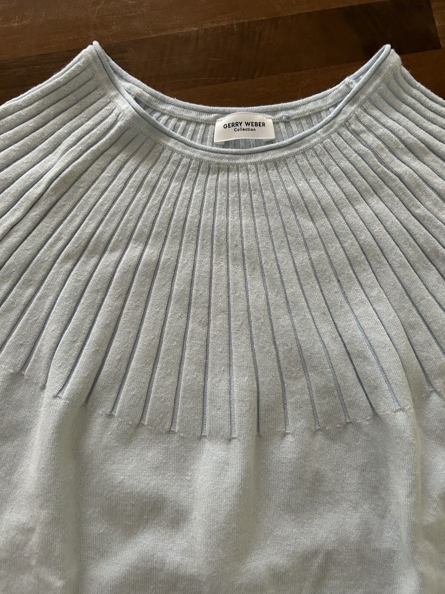 Gerry Weber Maglioni & Felpe: Gerry Weber Feinstrick Pullover Hellblau Pastell – Usato da Balsthal venduto da LaLiLu77 5