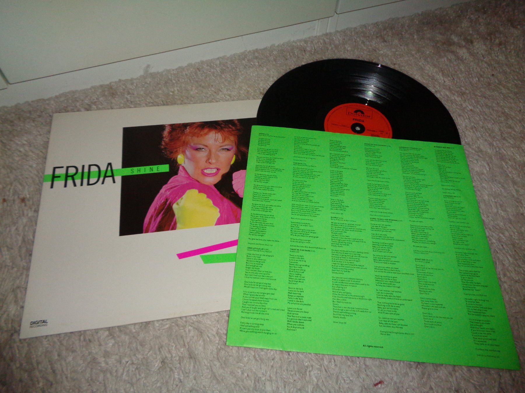Dischi in vinile: *** FRIDA *** / von ABBA / SHINE – Usato da Othmarsingen venduto da Leuchtturmlady 2