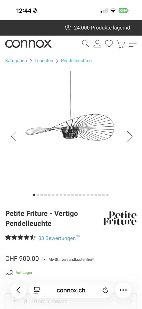 Lampade: Constance Guisset Vertigo Lampe – Nuovo (secondo la descrizione) da Aesch BL venduto da tkivilaa 1