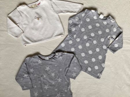 Zwei Pullover und ein Kleid (H&M/Zara) in Grösse 68