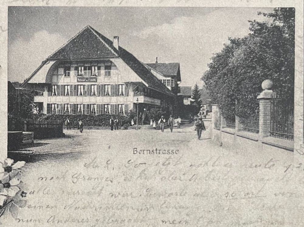 Cartoline postali: BURGDORF 2 Bild, Scheunenstrasse, Bernstrasse & Freischütz – Usato da Wald ZH venduto da TLILEF 2