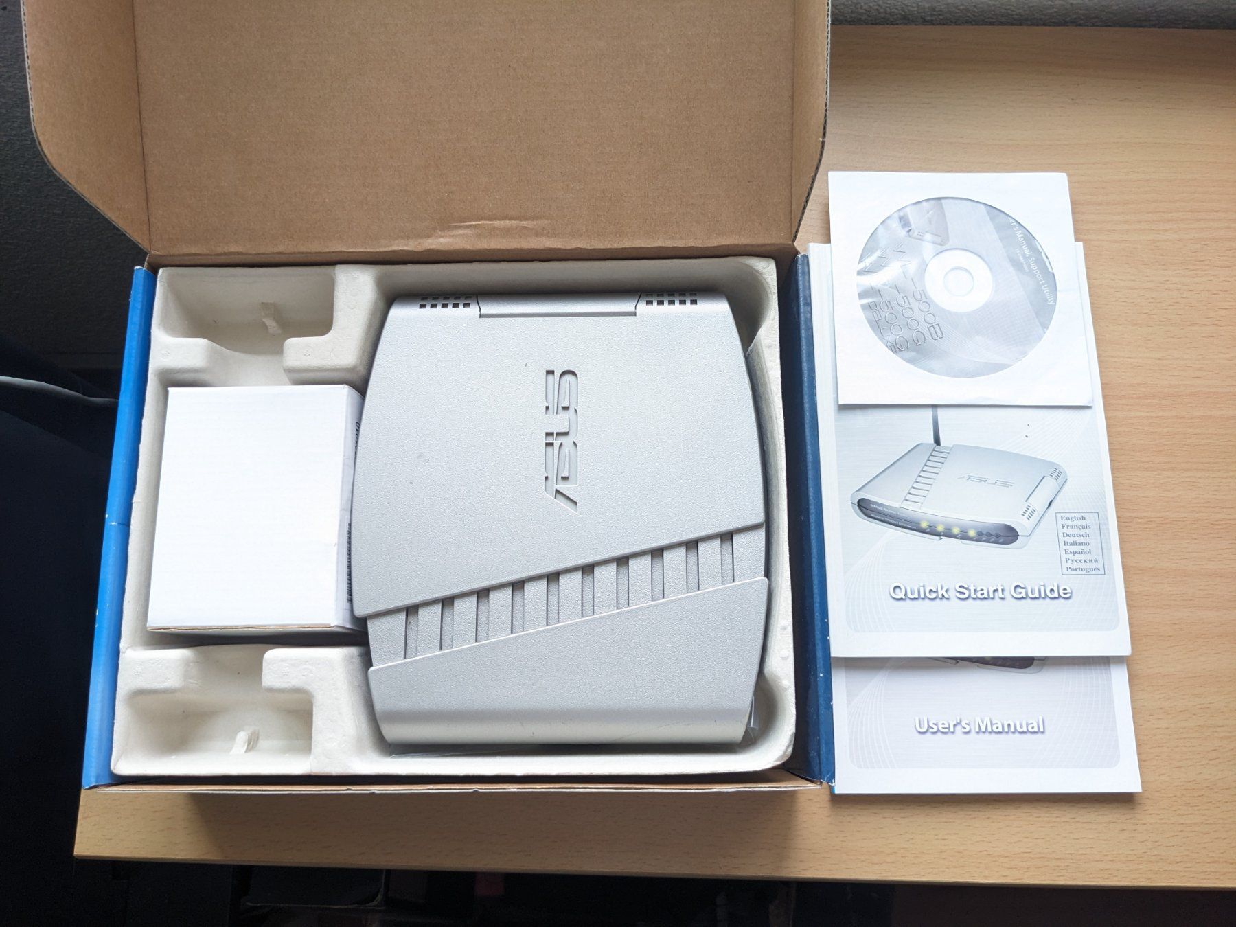 Asus Modem & Router: Router ASUS WL-500g mit Originalverpackung – Usato da Stetten AG venduto da Trexx75 2