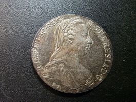Münze Maria Theresia Taler 1780 Silber