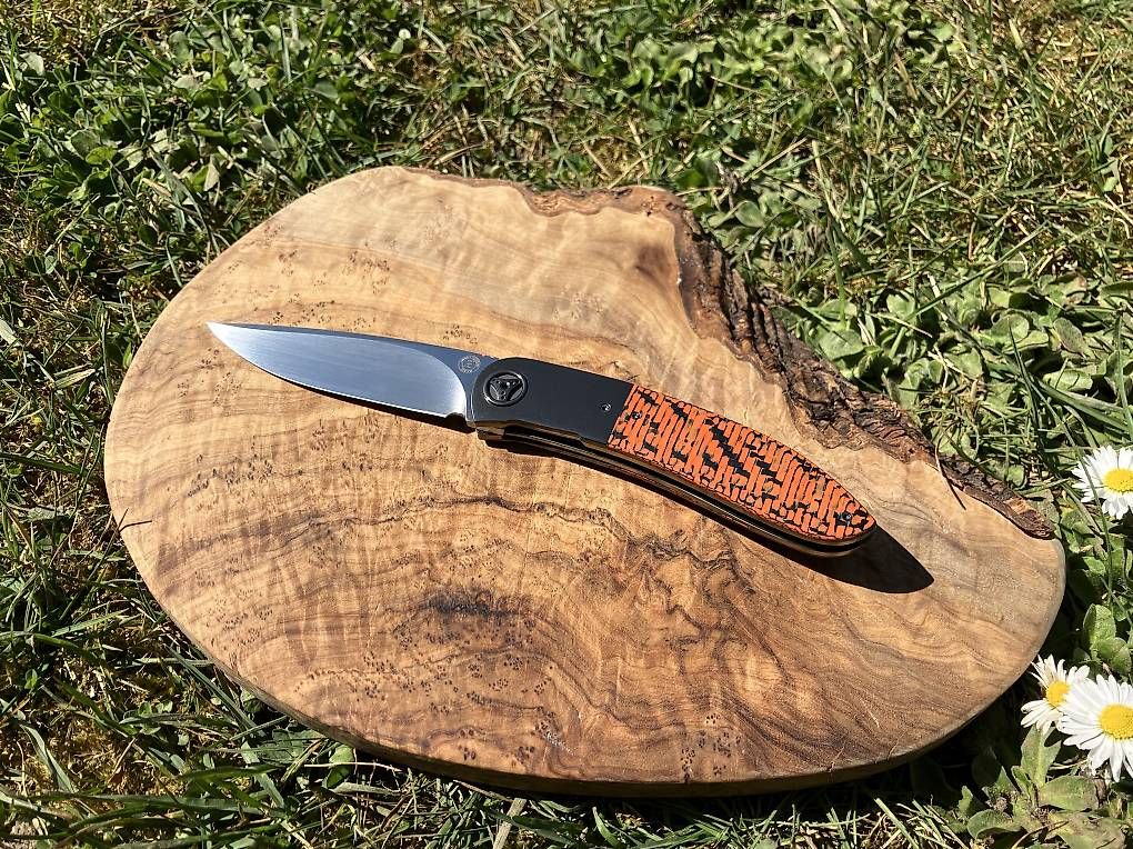Zubehör: Andre Thorburn M390 Front Flipper Handmade Titan Carbon – Gebraucht aus Feuerthalen von Chevy220