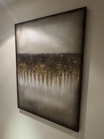 Abstraktes Bild mit Glitzer, Grösse 120x 90, neuwertig 1A