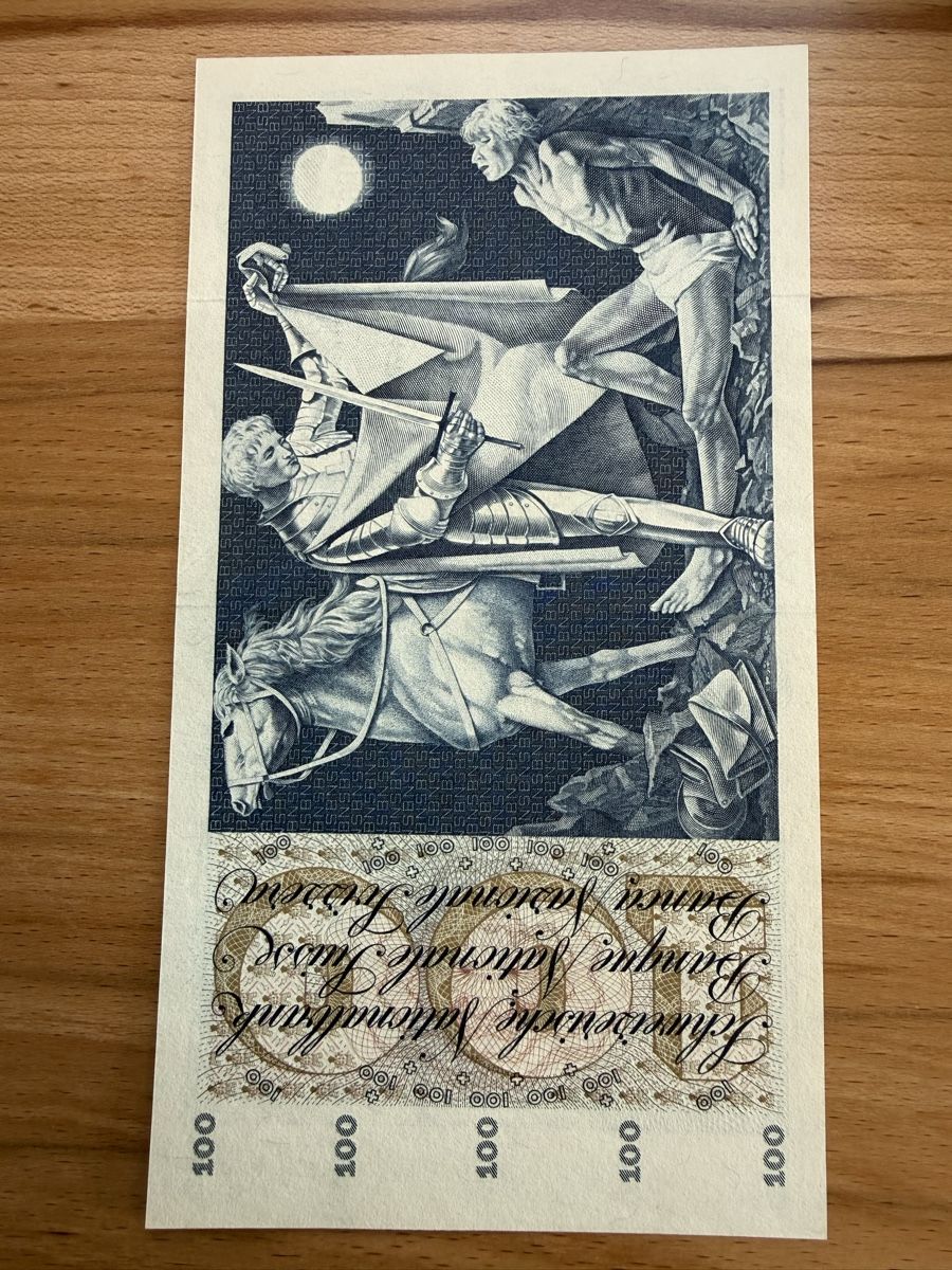 Banconote: Schweizer 100 Franken Banknote – Usato da Grenchen venduto da Bastet007 1