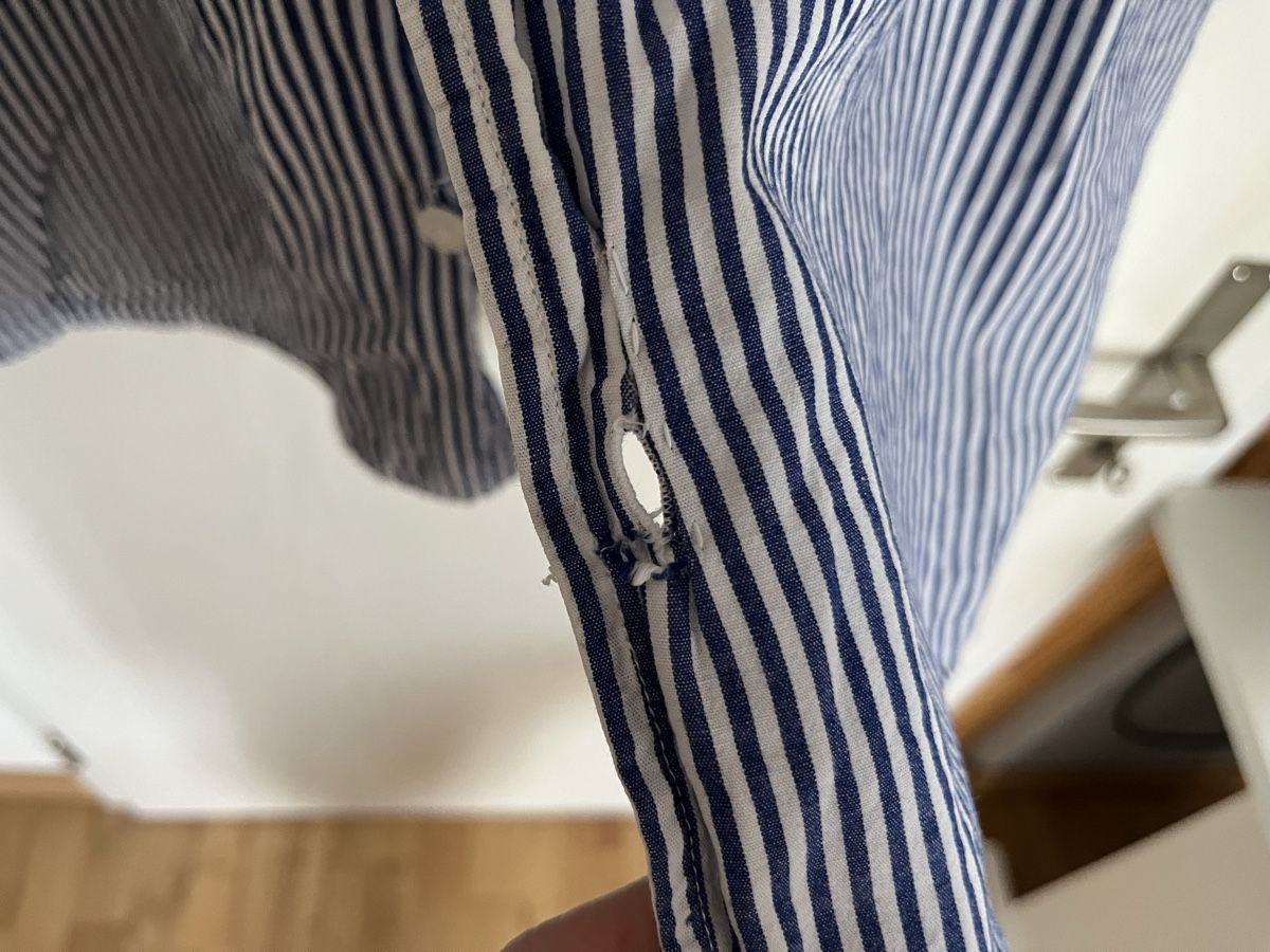 Chemises: BlueTomate Kurzarm Hemd blau weiss – D'occasion à Sulzbach par Nick.sell 2