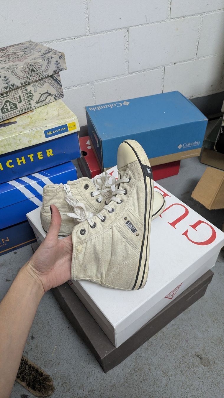 Mustang Scarpe da uomo: MUSTANG Schuhe weiss – Usato da Morgarten venduto da rra_jvw7