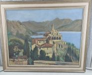 Gemälde mit einer Kirche oder Kloster