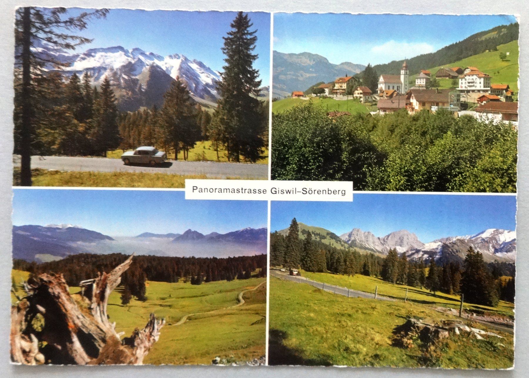Cartoline postali: Panoramastrasse Giswil-Sörenberg – Usato da Fétigny venduto da Billy2miny