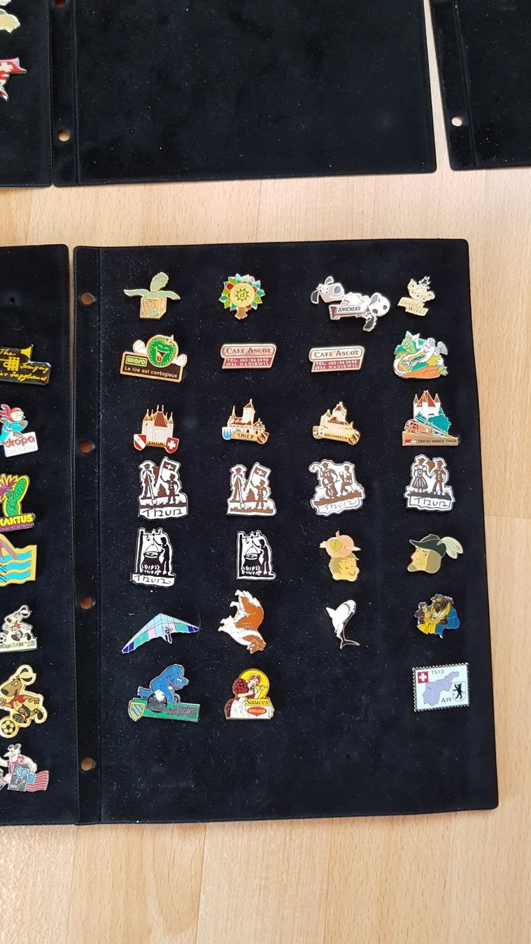 Placchette & Badge: Pin Sammlung, 169 Stk. mit Ordner – Nuovo (secondo la descrizione) da Niedergösgen venduto da Johny10 7