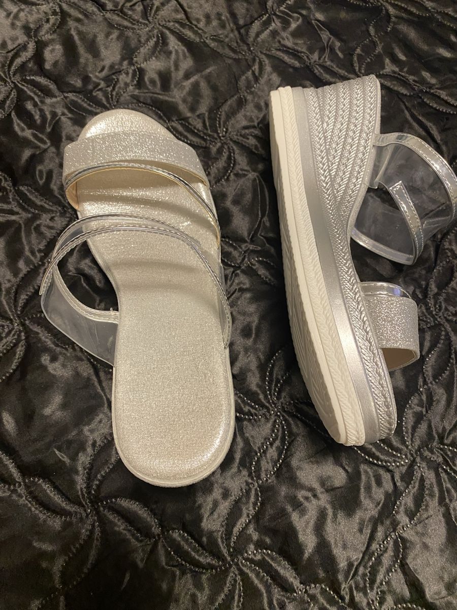 Scarpe da donna: Damen Pantoletten Silber – Nuovo e nell'imballaggio originale da Regensdorf venduto da 118-Regensdorf 3