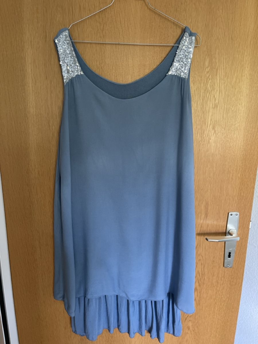 Kleider: Kleid blau mit Pailletten – Gebraucht aus Oberrieden von Boccia1981