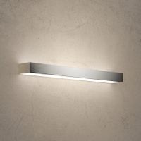 Moderne LED Wandleuchte, Chrom 60cm