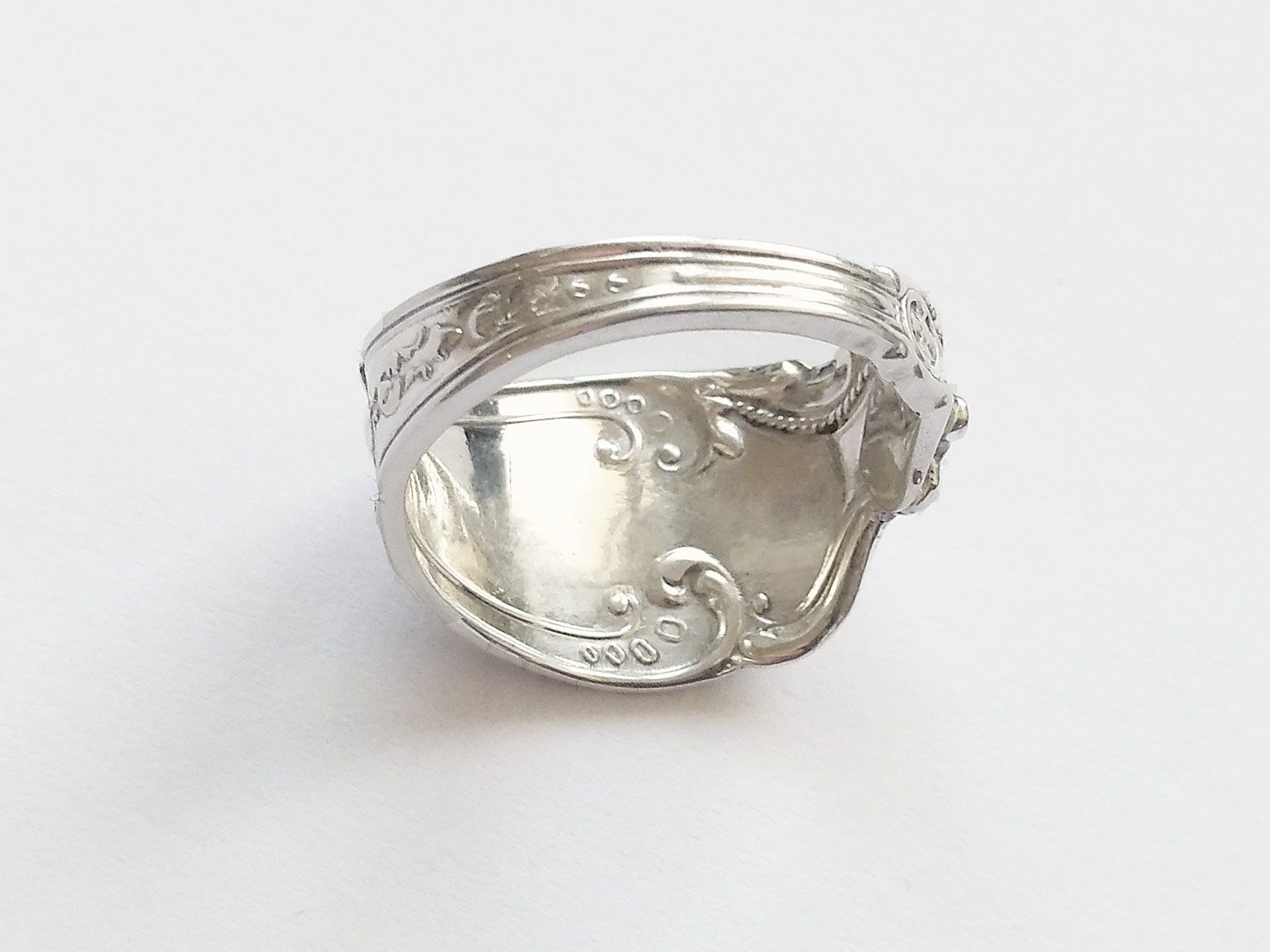Ringe: Offener Silberring im Jugendstil mit Engel Motiv – Neu und originalverpackt aus Meilen von Byrd-bijoux 4