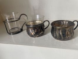 3  Teetassen - Vintage
