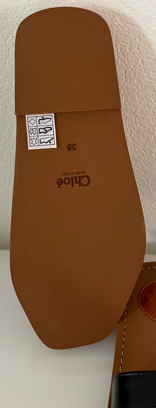 Chloé Damenschuhe: Chloé Woody Sandalen Gr. 38 – Neu und originalverpackt aus Benken ZH von Teessino 2