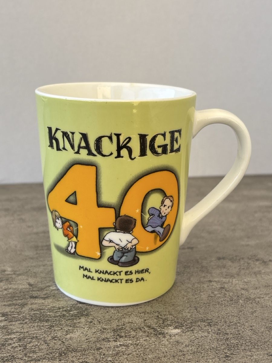 Tassen: Kaffe Tee Tasse 40 Geburtstag – Gebraucht aus Rümlang von baselsale1