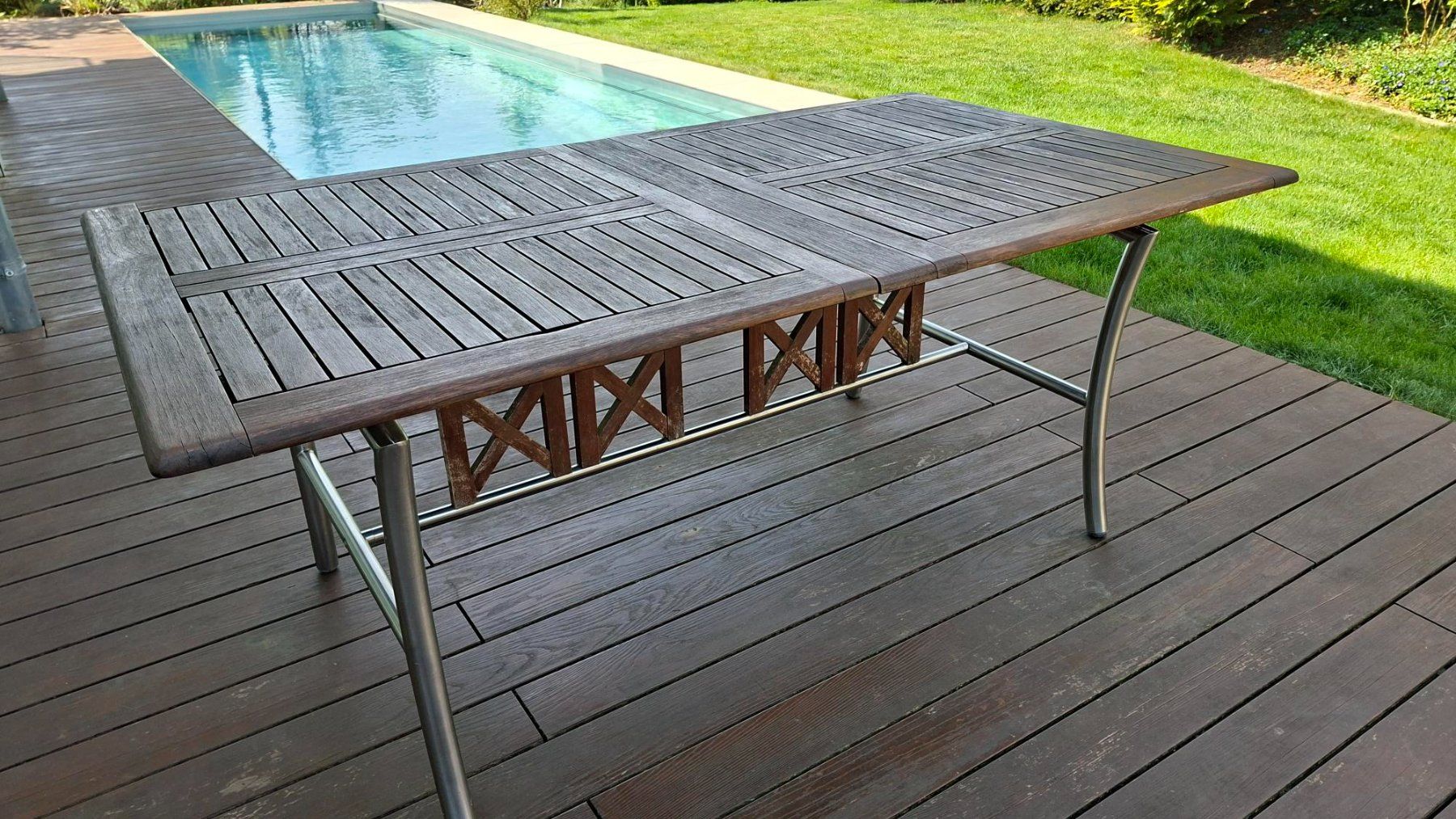 Tavoli: Gartentisch aus Holz – Usato da Lanzenneunforn venduto da outsidetg