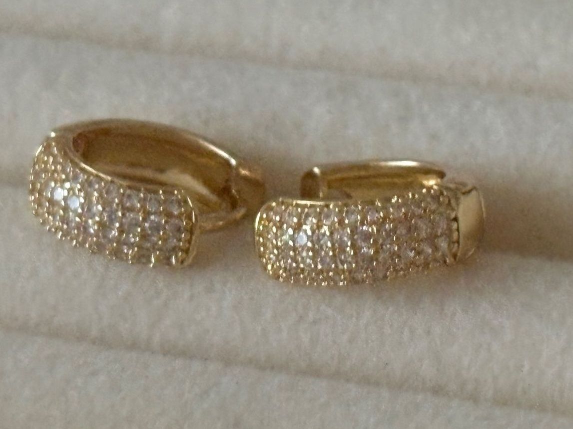 Orecchini pendenti & Orecchini a lobo: Luxus Elegante Mini Ohrstecker Ohrschmuck Goldfarben – Nuovo (secondo la descrizione) da Biel-Bienne venduto da Roserosse13