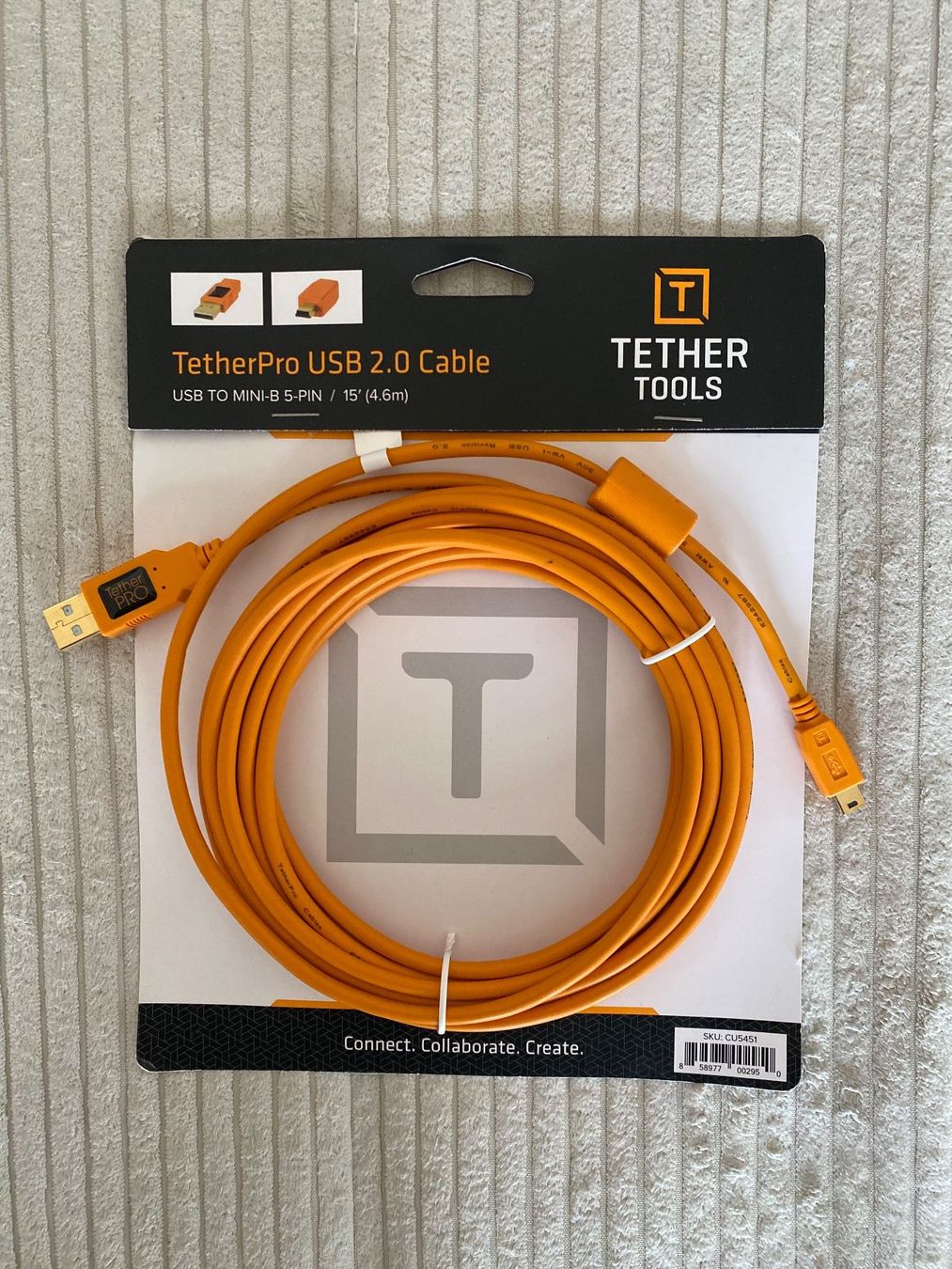 Cavi: Thether Kabel USB to Mini-B 5-Pin – Nuovo e nell'imballaggio originale da Basel venduto da NadineW95