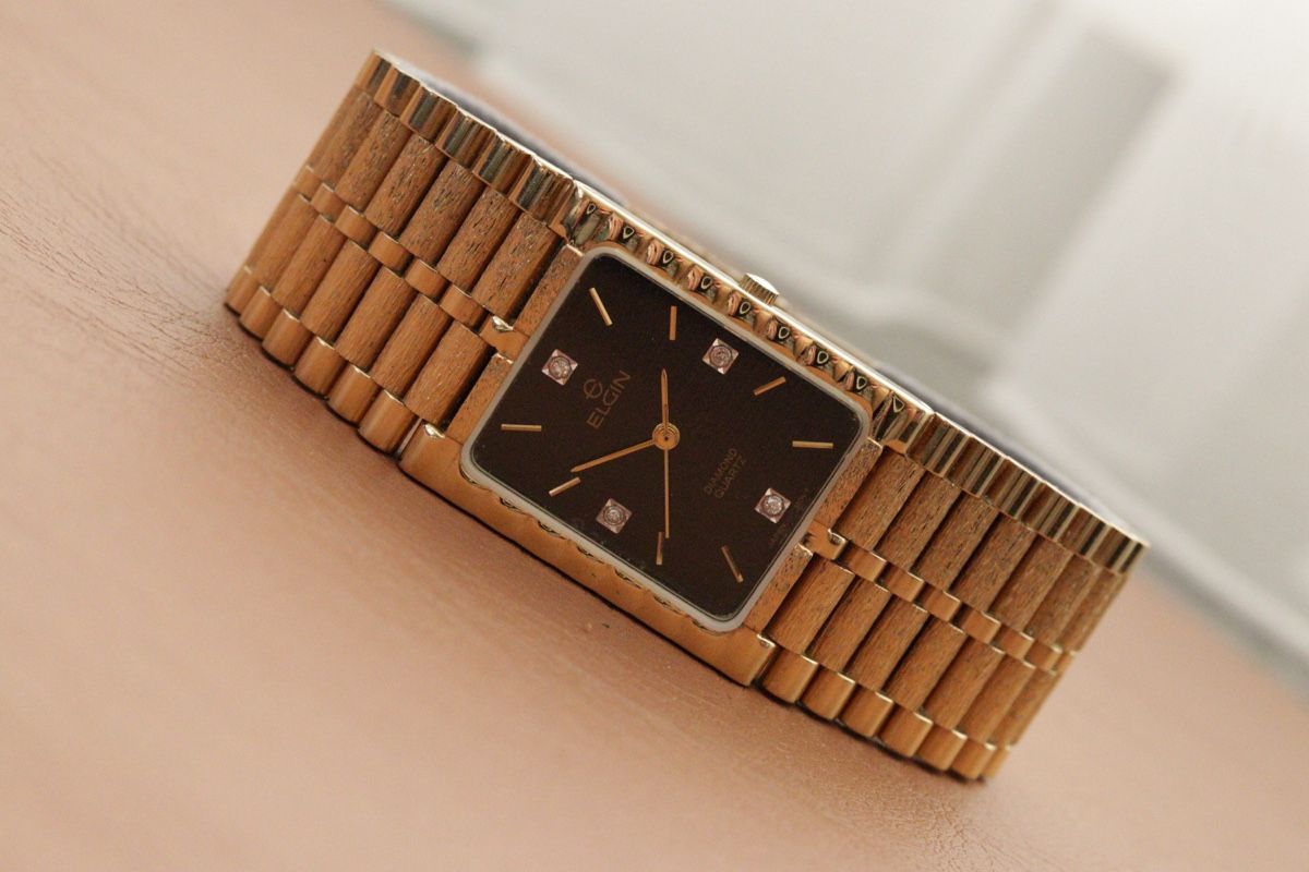 Omega Orologi: Elgin Diamond Quartz - Full Set – Usato da Schaanwald venduto da travelintime01 1