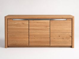 Lowboard/ Sideboard Wildeiche massiv hell