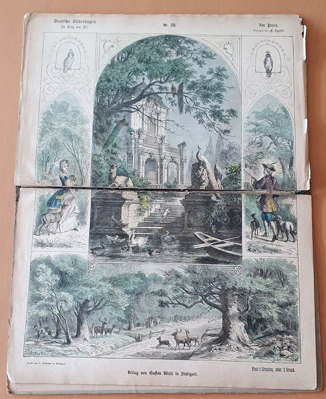 Libri: Deutsche Bilderbogen Jung und Alt 1870 – Usato da Kreuzlingen venduto da Rschweiz1 3