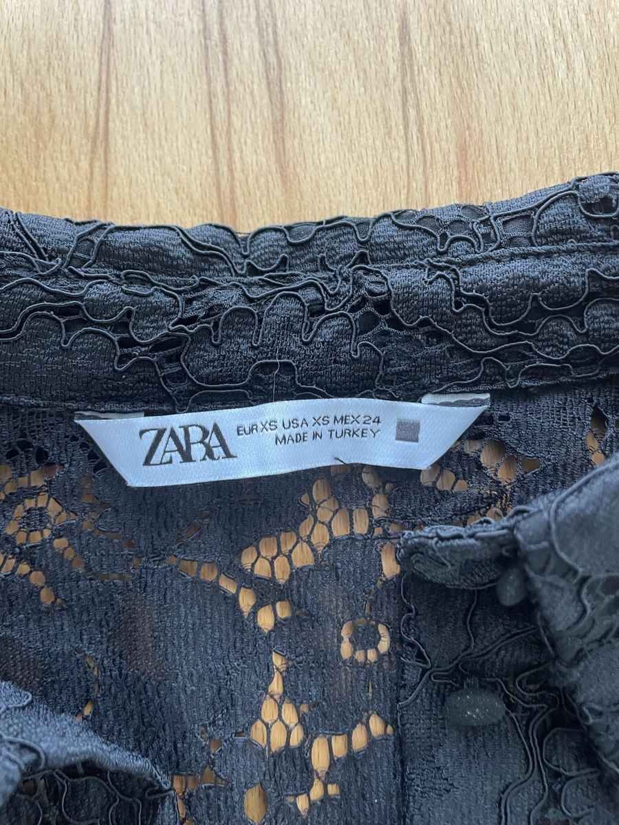 Blusen: Zara Bluse Spitze schwarz – Neu (gemäss Beschreibung) aus Oberarth von abi127 1