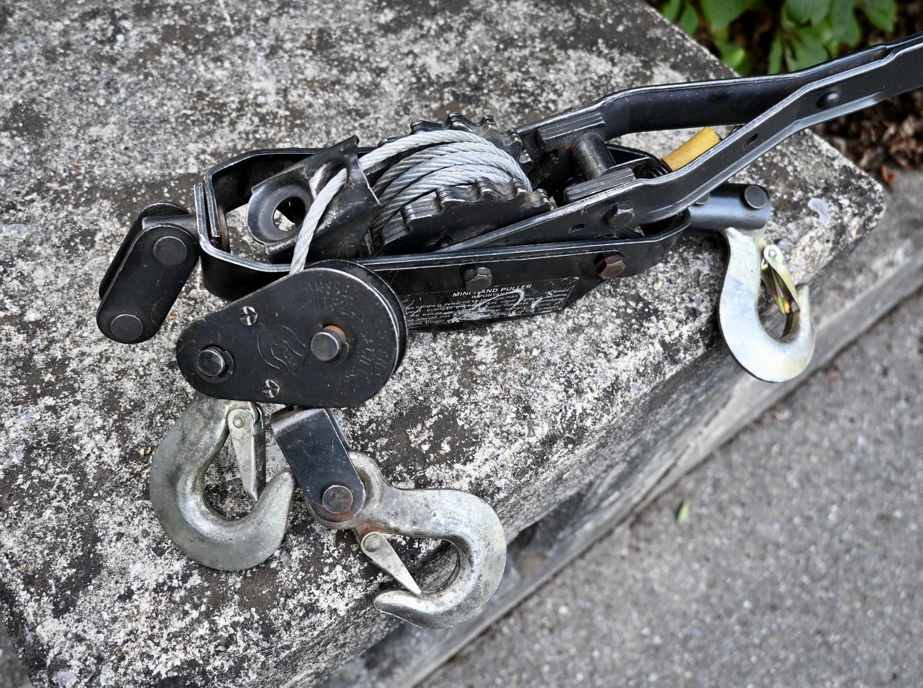 Altro per stoccaggio & trasporto: kompakter Handseilzug / Seilzug-Ratschenzug MINI HAND PULLER – Usato da Pfaffhausen venduto da mono_rec 1
