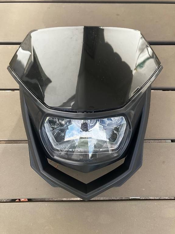 Fari: Halogen-Scheinwerfer Motorrad / Maske schwarz – Usato da Lengnau AG venduto da Silver_wing