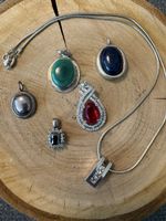 Schmuck Set Anhänger Silber
