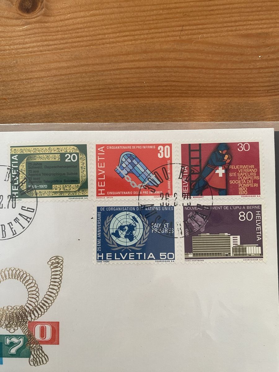 Buste & buste per spedizione: Sonderpostmarken 1970 – Usato da Aathal-Seegräben venduto da wagenburg01 1