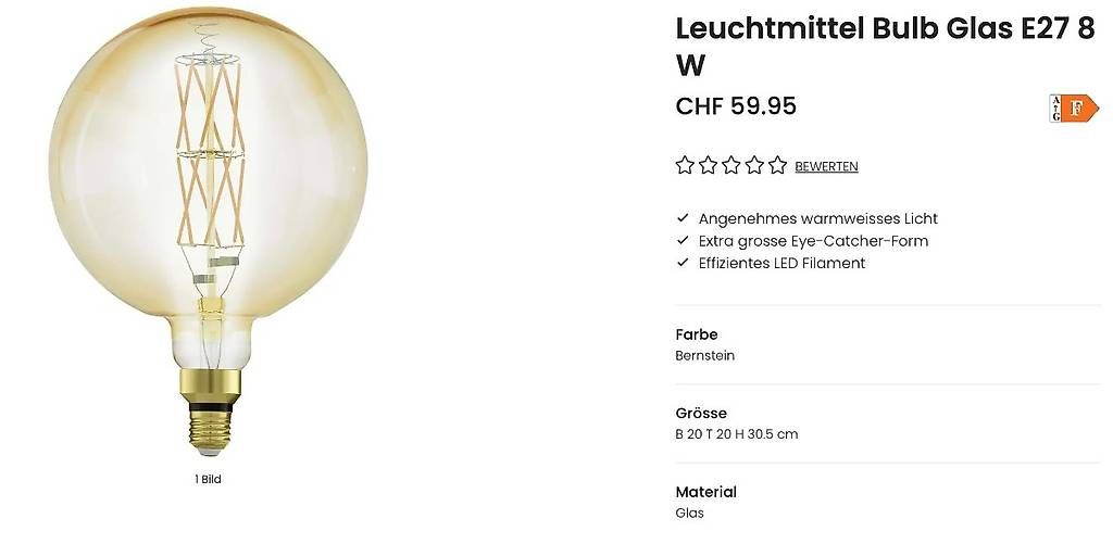 Lampadari & plafoniere: Lampe – Usato da Horw venduto da aschelker 3