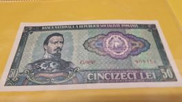 Rumänien 50 Lei Banknote - 1966 - Top