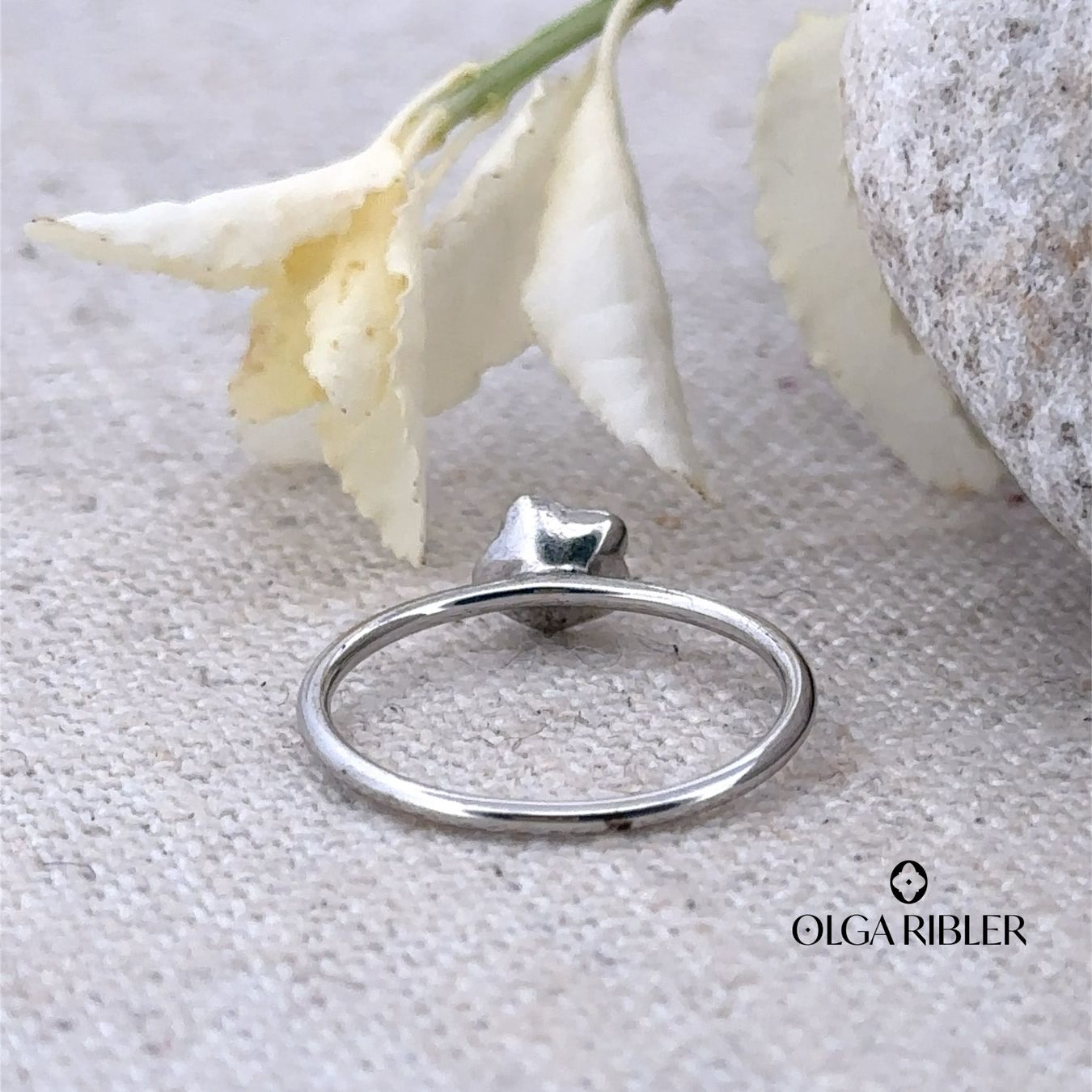 Olga Ribler Anelli: Feiner Silber Ring 925 mit Rose Grösse 50 – Nuovo (secondo la descrizione) da Luzern venduto da Schmuckoutlet 5