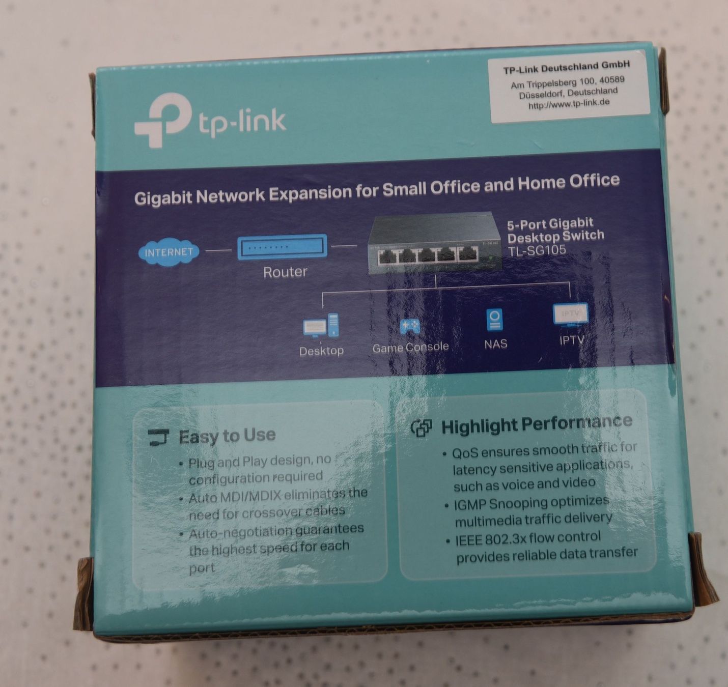 TP-Link Unità & Adattatore: tp-link 5-Port Gigabit Switch – Nuovo (secondo la descrizione) da Frenkendorf venduto da Fionchen 3