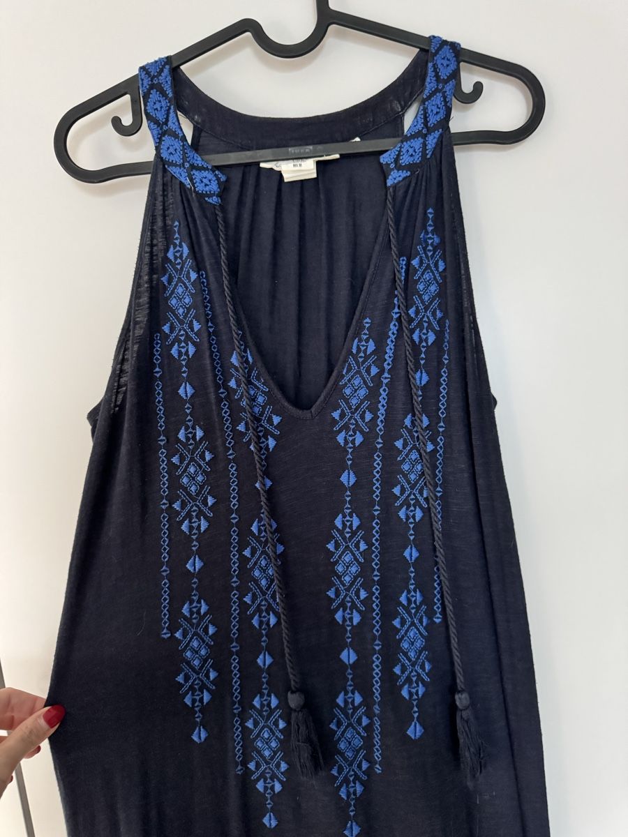 H&M Vestiti: Maxikleid in Dunkelbla Gr.M – Nuovo (secondo la descrizione) da Glattfelden venduto da Schuggi_21