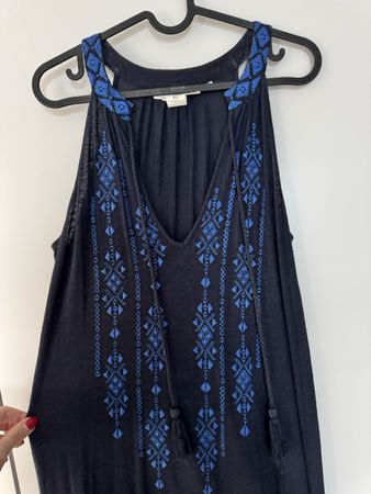 Maxikleid in Dunkelbla Gr.M