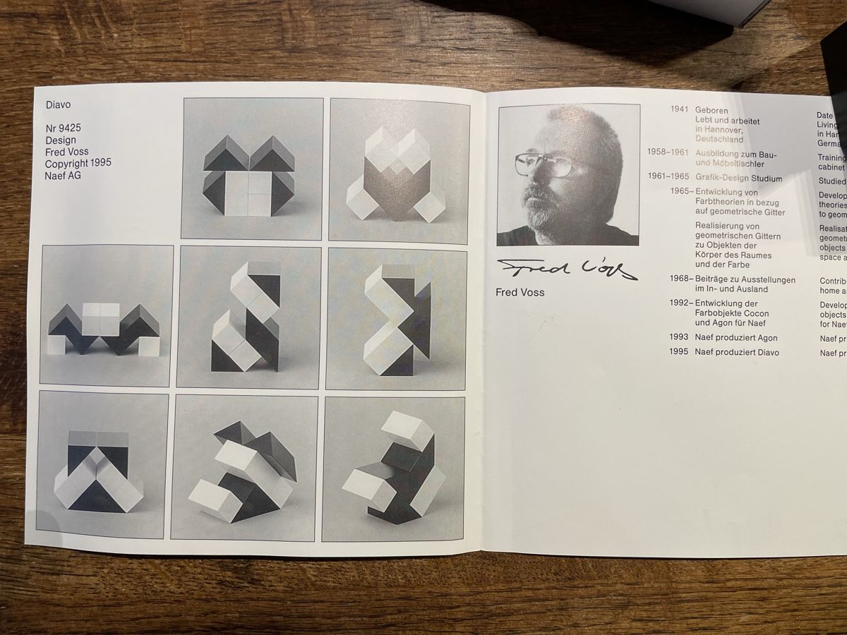 Naef Giocattoli: Naef Diavo Nr. 9425 Design: Fred Voss – Usato da Basel venduto da good_forms 2