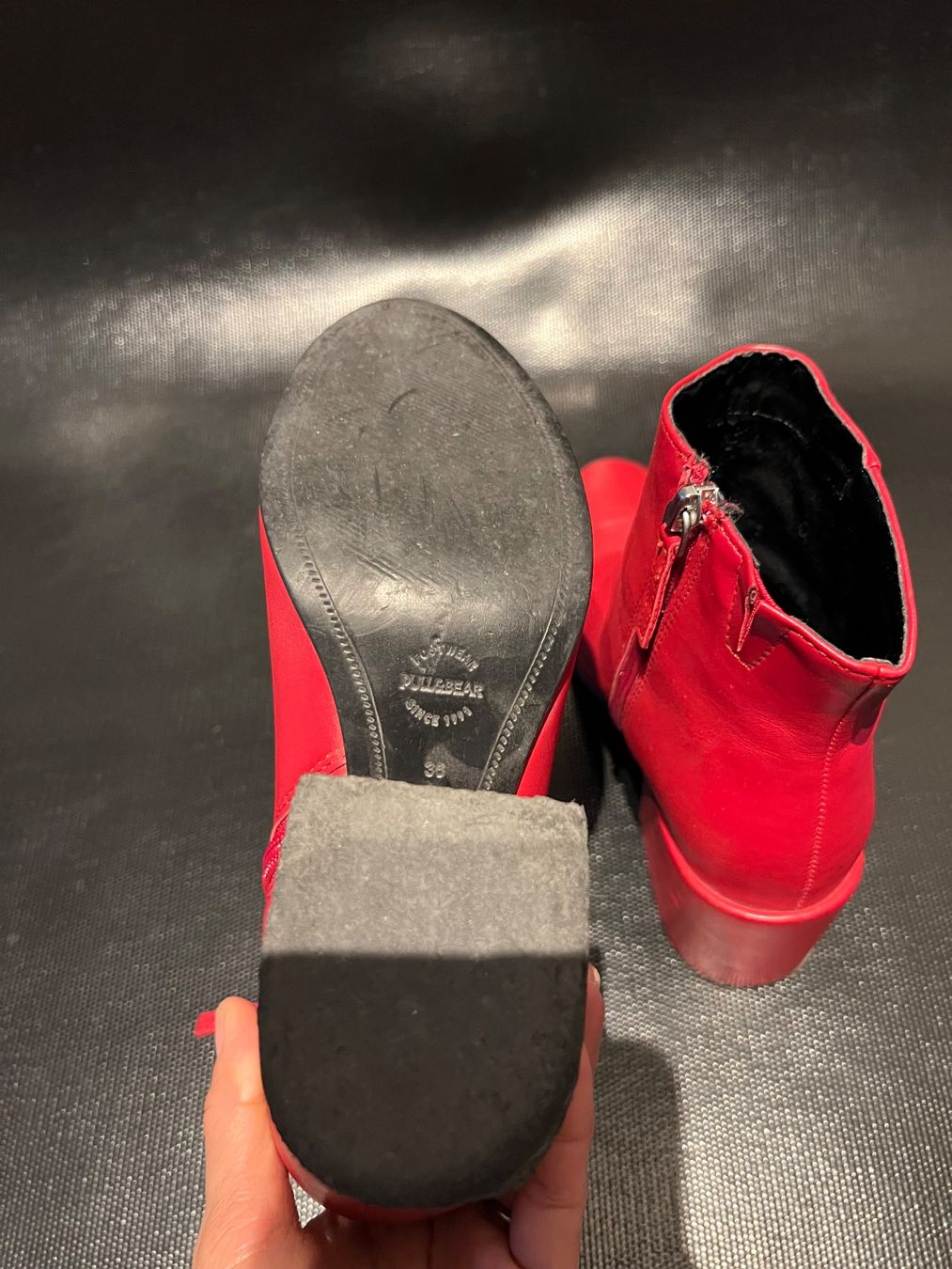 Damenschuhe: Pull& Bear Boot Stiefelette Rot Gr 36 – Gebraucht aus Frenkendorf von Style365 9