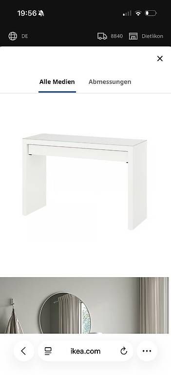 Schminktische: Ikea Malm Schminktisch – Gebraucht aus Einsiedeln von mel_g2bq 2