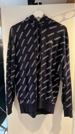 Lacoste Hoodie mit Allover-Print Grösse M