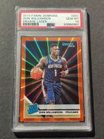 Zion Williamson Orange Laser PSA 10 Rookie RC Donruss 2019
