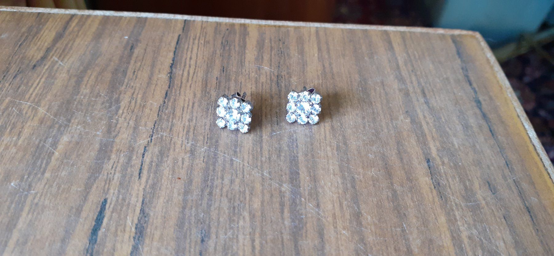 Orecchini pendenti & Orecchini a lobo: Ohrstecker 1950er Strass Blüten – Usato da Mörschwil venduto da wunderkiste44 8