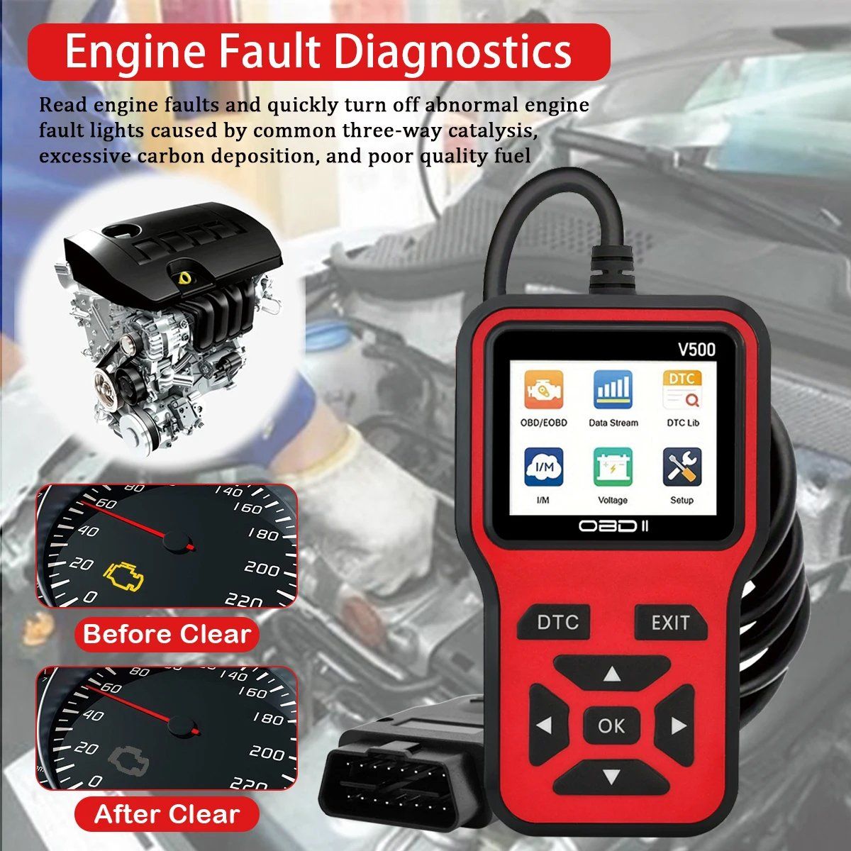 Misurare: NEU Scanner OBD2 Diagnosegerät Fehlerausleser / Lecteur OBD2 – Nuovo e nell'imballaggio originale da Isérables venduto da Wishlist 3