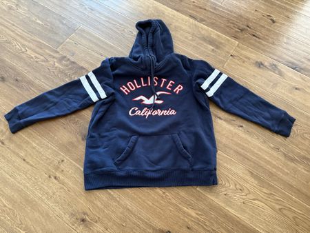 Hollister Pullover Kapuze dunkelblau Grösse L gebraucht