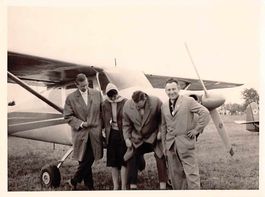 alte Aufnahme von MOTORFLIEGER - wohl aus der Schweiz - Alte