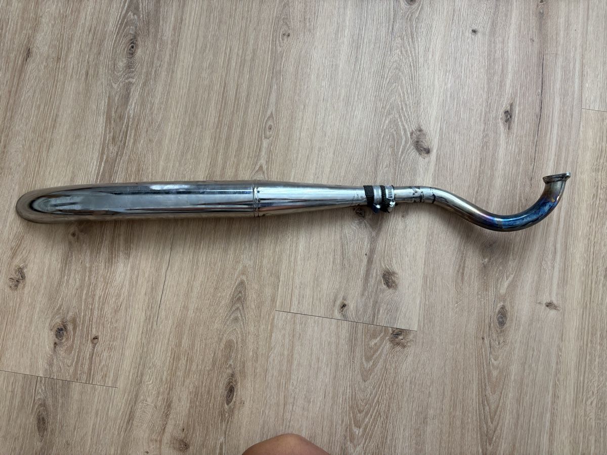 Ciclomotori: Puch Mofa Auspuff Sidepipe – Usato da Wattwil venduto da Emil.