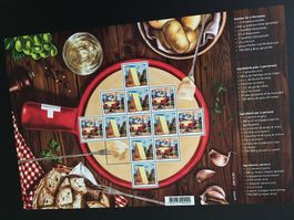 2018 Zusammendruckbogen FONDUE  ** ZNr 1705-1706  postfrisch